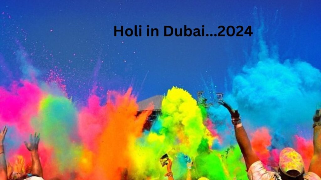 Holi in Dubai