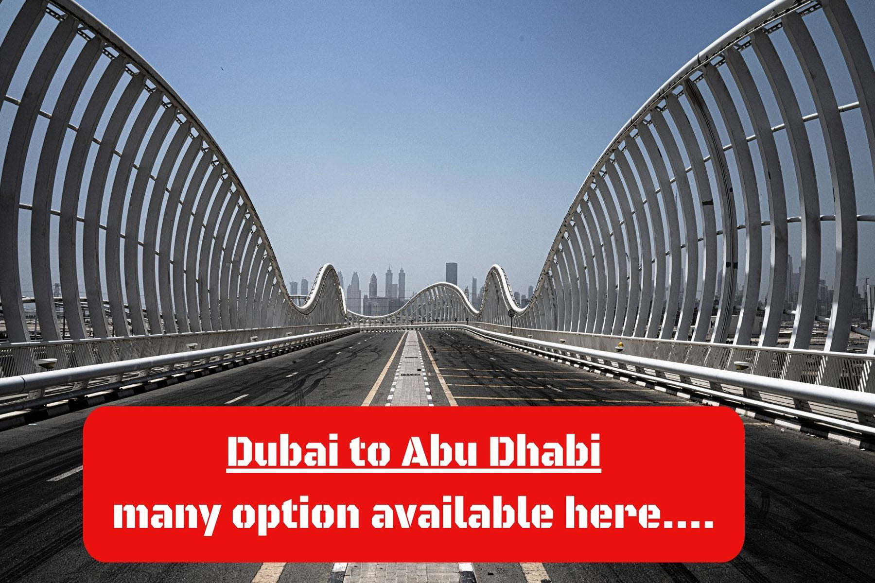 travel options from dubai to abu dhabi